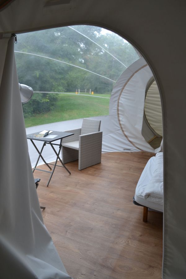Tente Bubble Star au Domaine des Vaulx